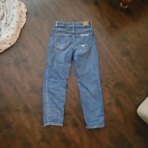 American eagle(size 0) distressed blue jeans